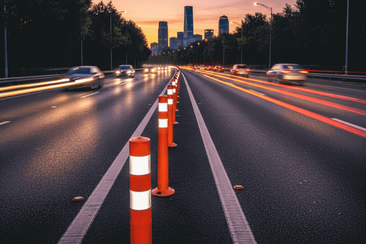postes delineadores en carreteras
