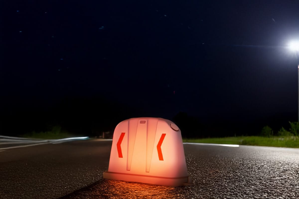 barreras anidables con luz led